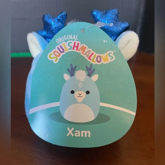 Xam   🔹 Squishmallow . Plush clip on. NWT - Picture 7 of 9